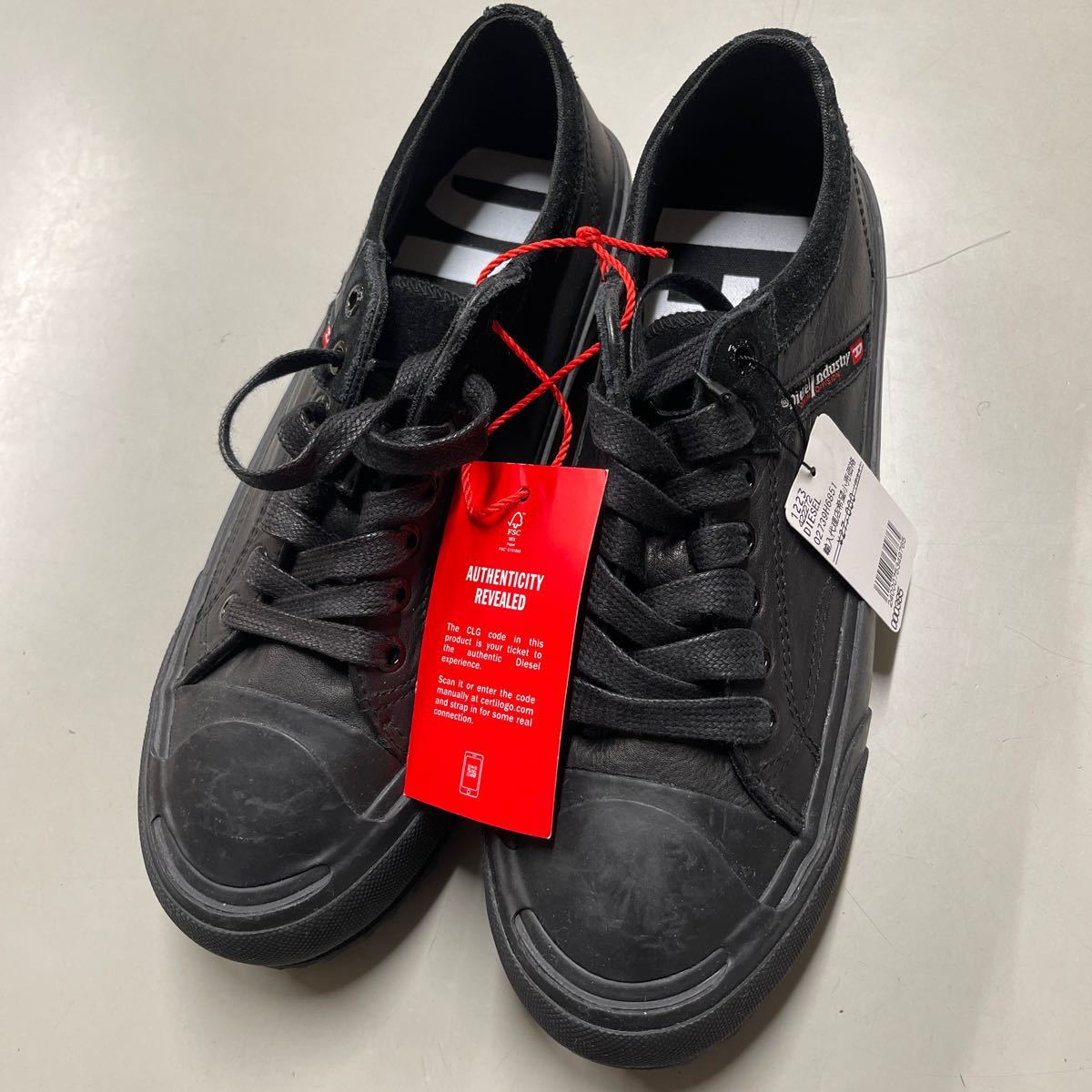  diesel sneakers 922 900 117 907 regular price 27000 ten thousand 41 27.0cm DIESEL diesel S-PRINCIPIA LOW leather suede black shoes unused 