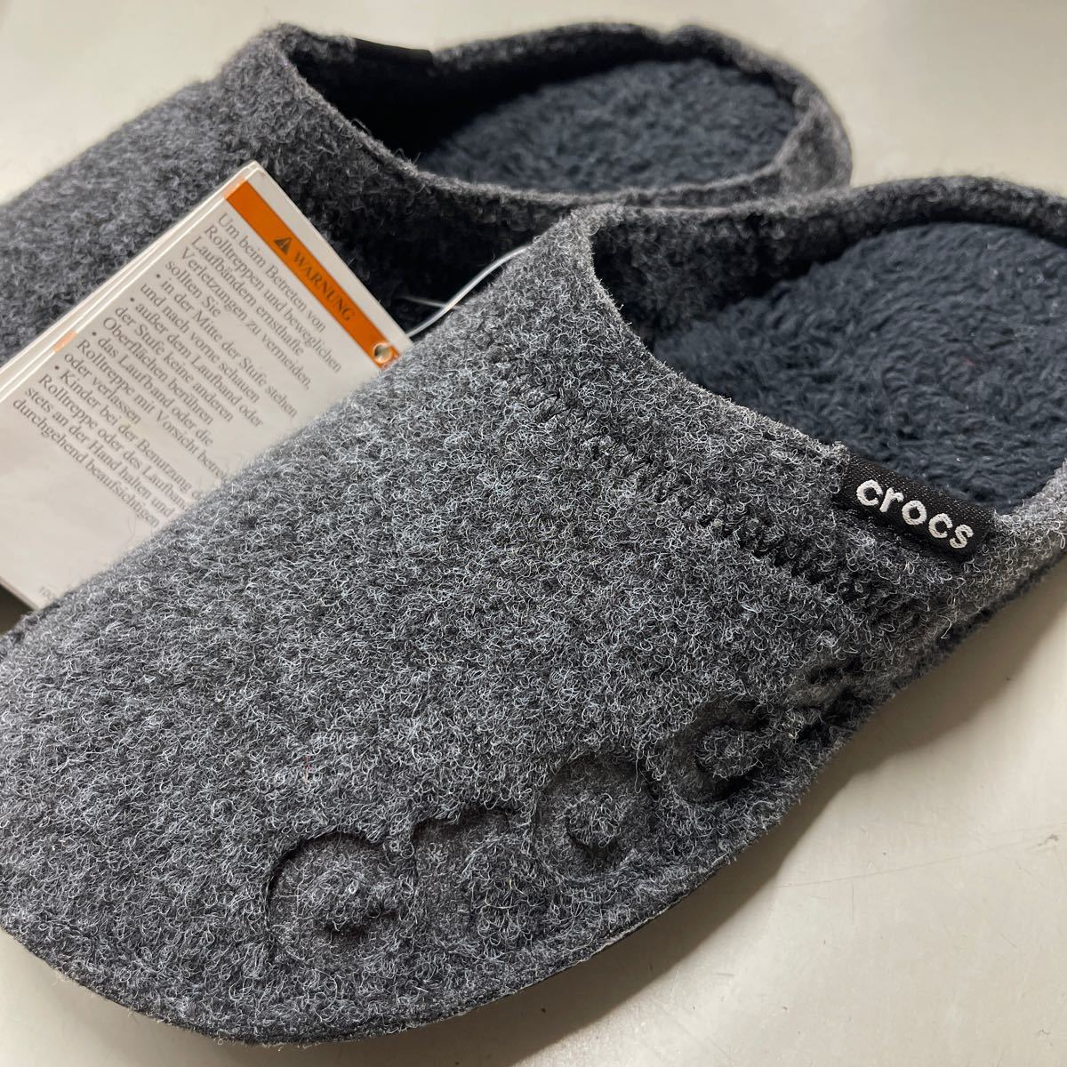 crocs バヤ スリッパ 205917-060 サイズ22センチ 未使用 baya slpper ボア フリース ルームシューズ クロックス ブラック 黒_画像3