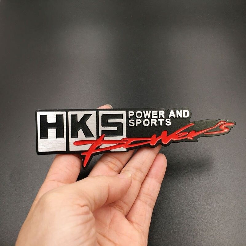 金属製　HKS エンブレム ステッカー B