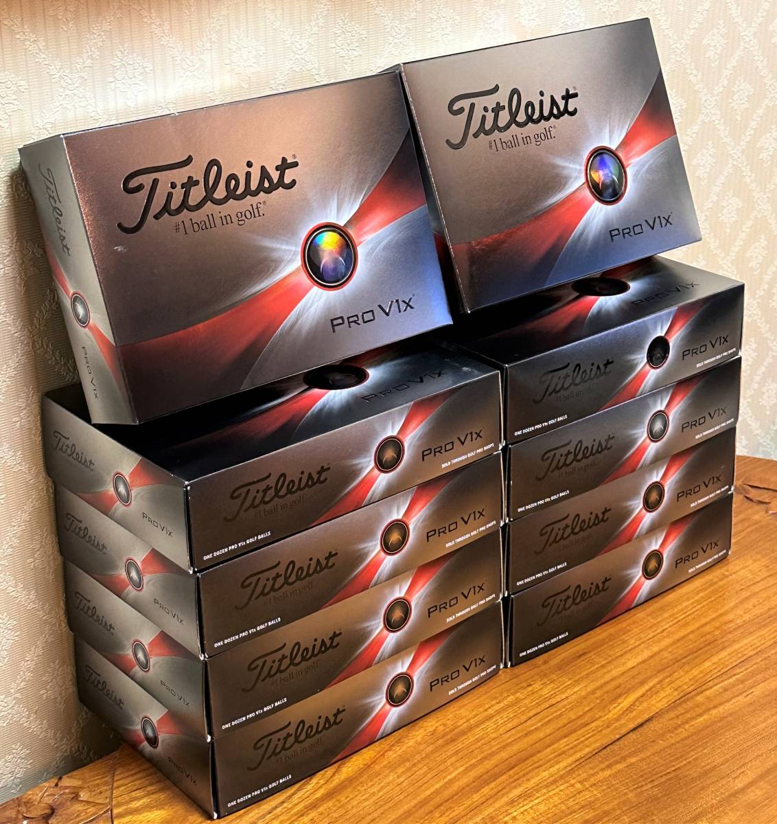 ☆送料無料☆新品☆10ダースまとめて☆　Titleist　NEW PRO V1x　タイトリスト　_画像2