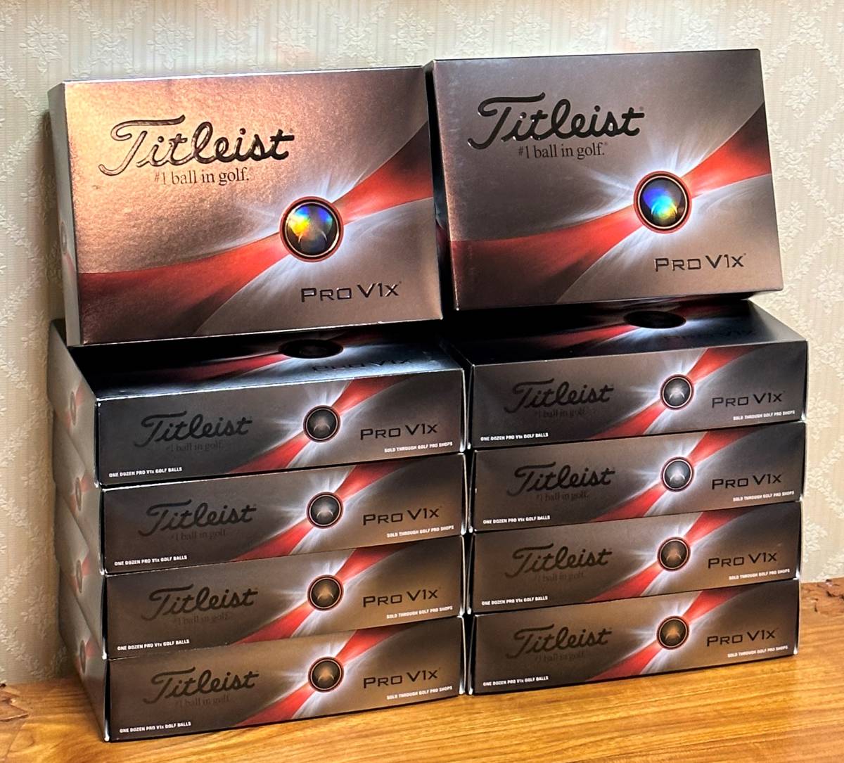 ☆送料無料☆新品☆10ダースまとめて☆　Titleist　NEW PRO V1x　タイトリスト　_画像1