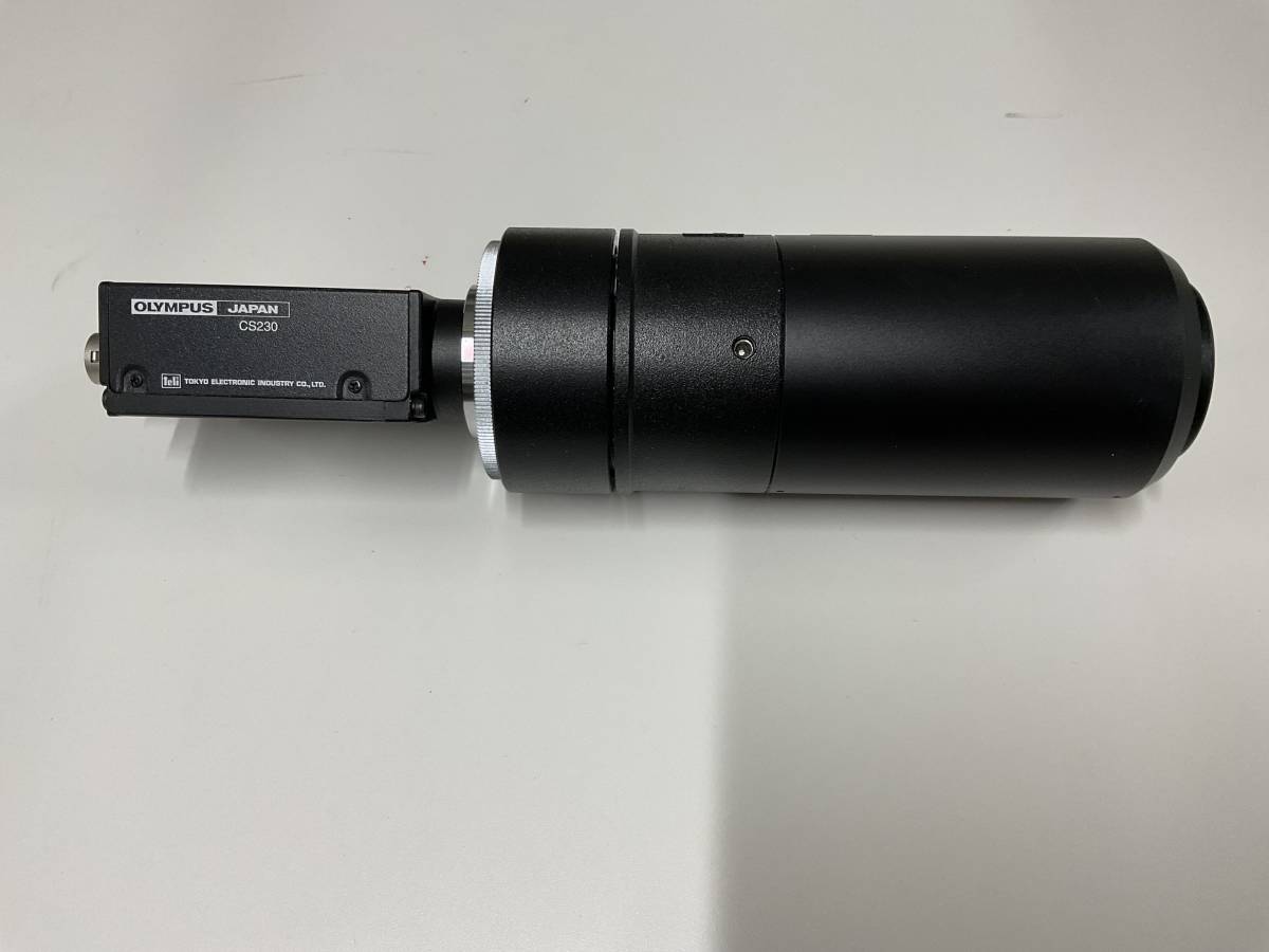 オリンパス　顕微鏡　鏡筒 レンズ　IX-SPT 、Cマウントアダプター U-PMTVC、ＣCD カメラ　CS230 _画像3