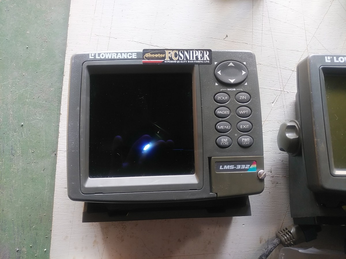  Lowrance GPS Fish finder 2 шт. комплект LMS-332C LMS-480M