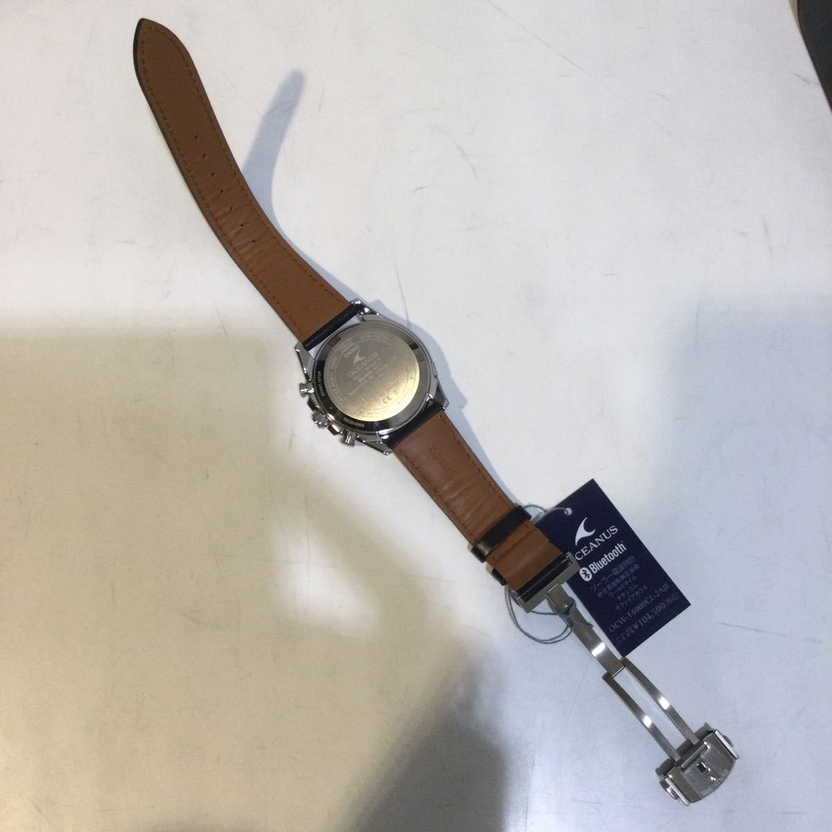 CASIO カシオ 腕時計 OCW-T4000 シルバー×ブルー 箱付き タグ付き 622876_画像3
