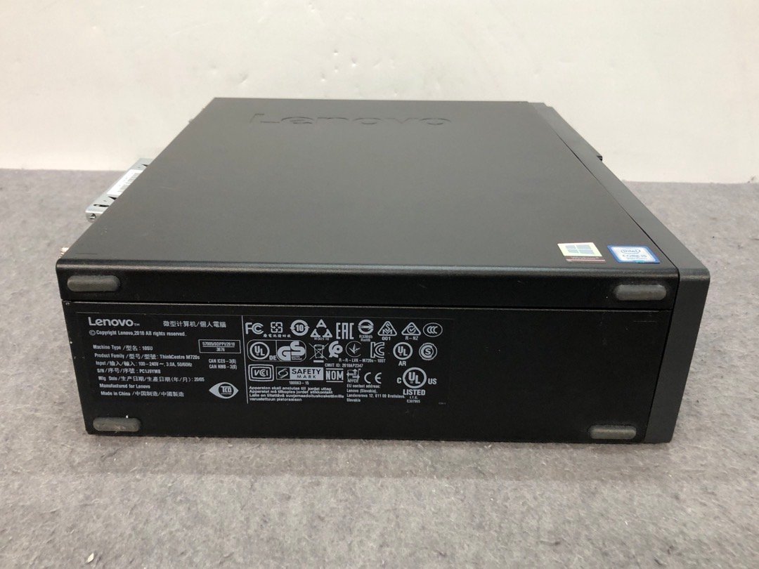 【Lenovo】Think Centre M720s 10SUSFG200 Corei5-9400 8GB HDD500GB DVDマルチ Windows10Pro 中古デスクトップパソコン_画像7