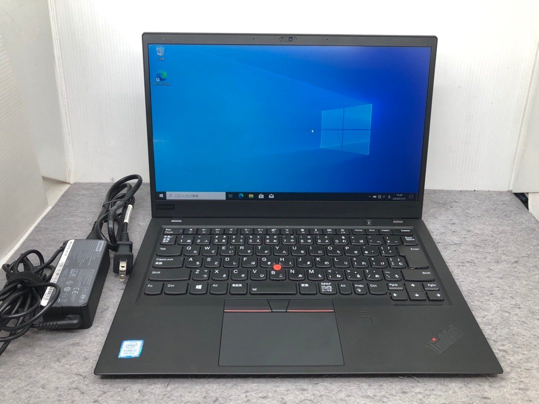 【Lenovo】ThinkPad X1 Carbon 6th 20KGS6B800 Corei7-8550U 16GB SSD512GB NVMe WEBカメラ Windows10Pro 14inch フルHD 中古ノートPC_画像1