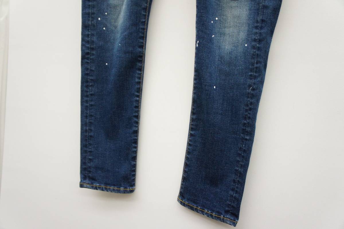 JAPAN BLUE JEANS ジャパン ブルー ジーンズ デニム カリフ Lompoc ペイント リペア 加工 J9174LP 青 107O_画像4