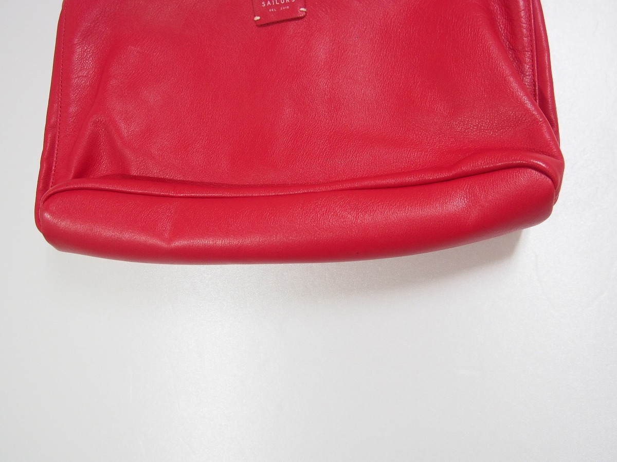 MANUFACTURED BY SAILORSseila-z2way clutch back handbag red red 112J