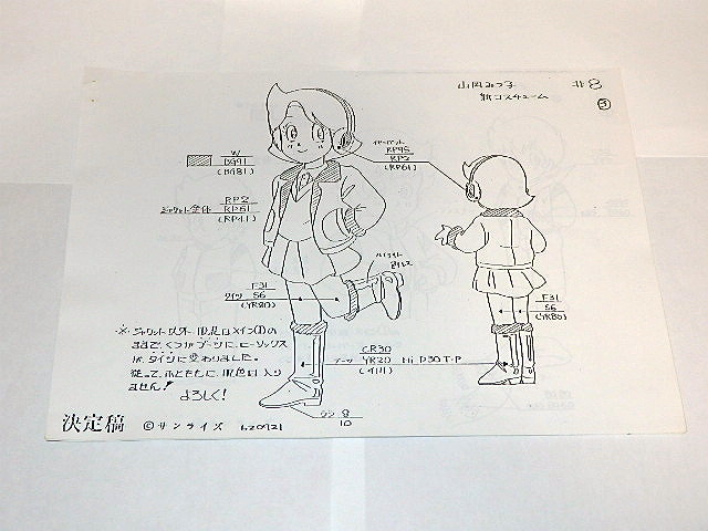 ☆設定資料 ミスター味っ子 今川泰宏/寺沢大介先生/サンライズ ☆設定資料 ミスター味っ子 今川泰宏/寺沢大介先生/サンライズ