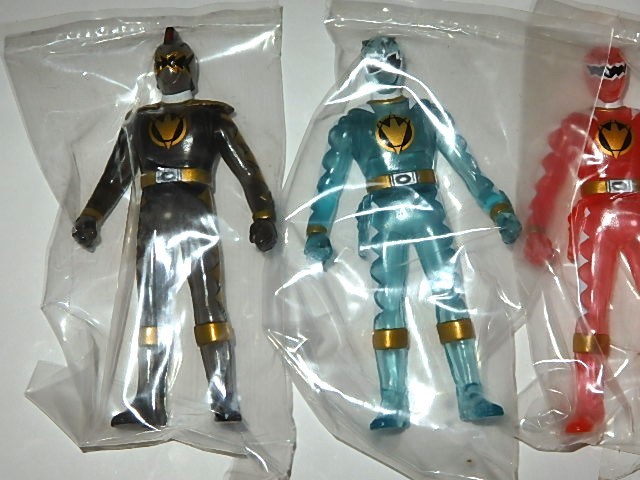 * not for sale figure Bakuryuu Sentai Abaranger abare...5 body set west . one ./. rice field sho /...... san / higashi .