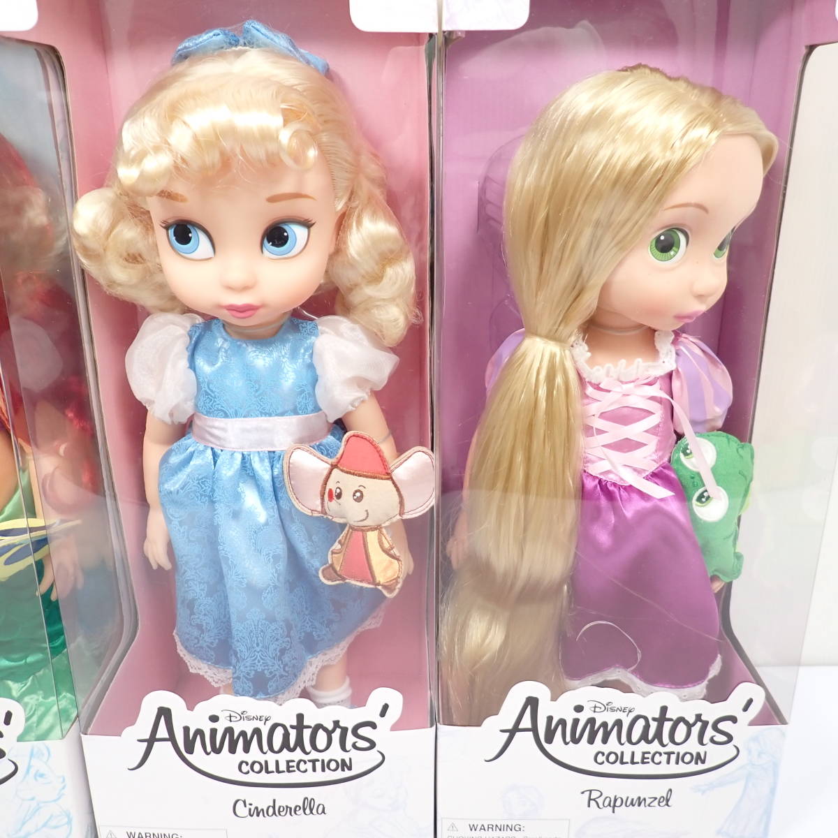 未開封品 Disney Animators' COLLECTION アニメーターズ ドール 4体セット no.4 Snow White Ariel Cinderella Rapunzel ディズニー_画像3