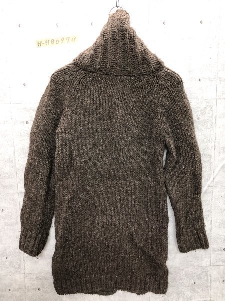 URBAN RESEARCH DOORS Urban Research door z men's big color long knitted jacket ONE dark brown wool 