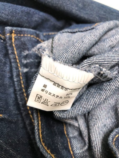 Jeans レディース 胸ポケット付き デニム ジーンズ ジャケット ジージャン アウター 紺 ネイビー L_画像2