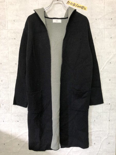 AZUL by moussy azur bai Moussy f-ti- long cardigan gown black black S