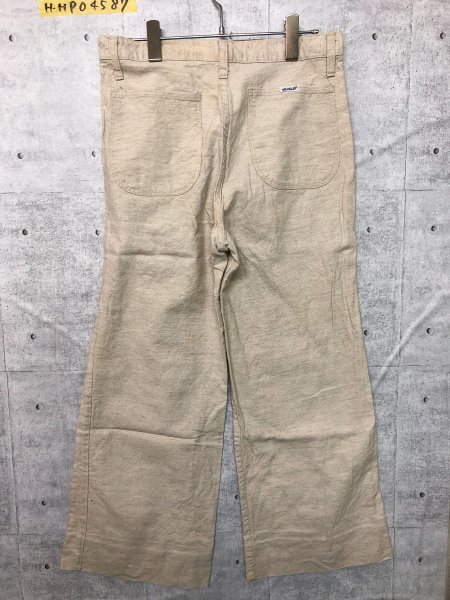 Wrangler ラングラー 裾フレア パンツ ボトムス 生成り色 32/81_画像2