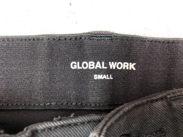 GLOBAL WORK グローバルワーク ストレッチ スキニーパンツ ダークグレー Sの画像2
