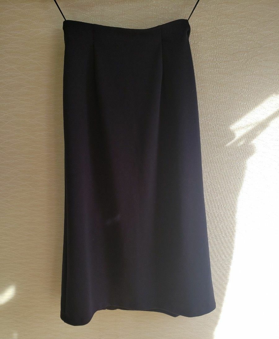 完売 ユニクロ ストレッチダブルフェイススリットスカート（丈標準76～80cm）