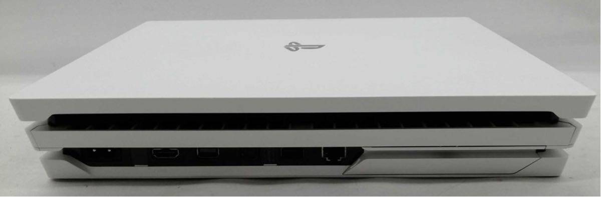 SONY プレイステーション4 PS4本体 PlayStation4 プレステ　プロ Pro 7200B 箱説明書付き　グレイシャー ホワイト コントローラはブラック_画像5