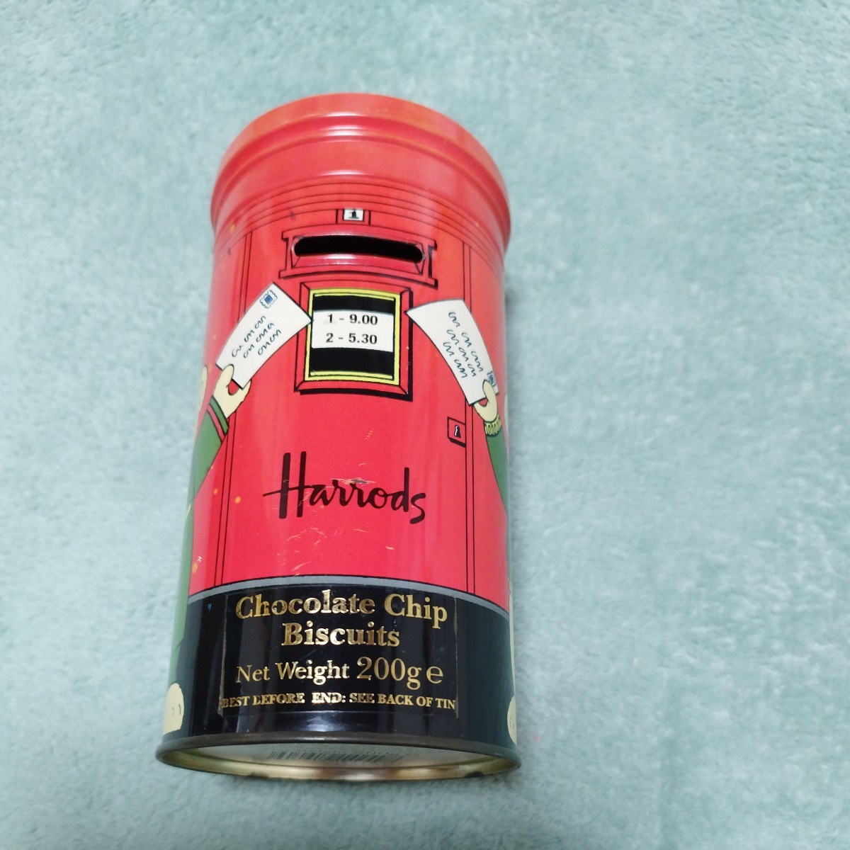 Harrods　ハロッズ　空き缶　貯金箱　クマ_画像1