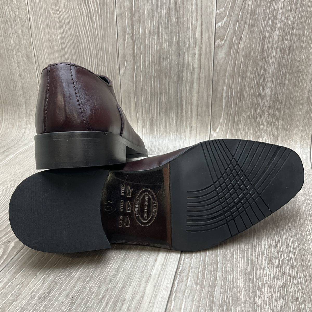[ outlet ]Orobianco* распорка chip * бордо * размер 41(25.5cm) джентльмен кожа обувь бизнес обувь Италия производства ITALY 7101BORDO41