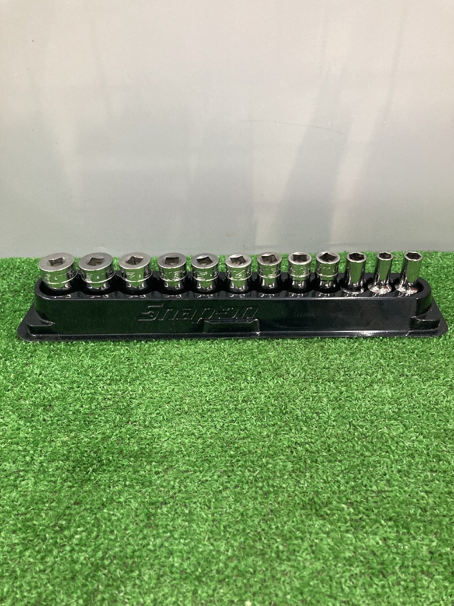 【中古品】★Snap-on(スナップオン)3/8dr FDX シャローソケットセット 212YFSMSY IT8EX1K5GDTU