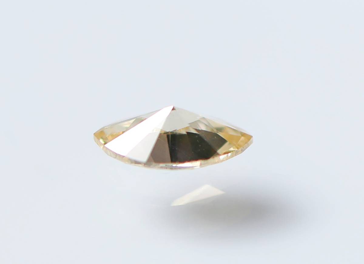 【１００円～】0.235ｃｔ 天然ダイヤ FANCY ORANGY YELLOW（ナチュラルカラー）SI2 ＭＱカット_画像4