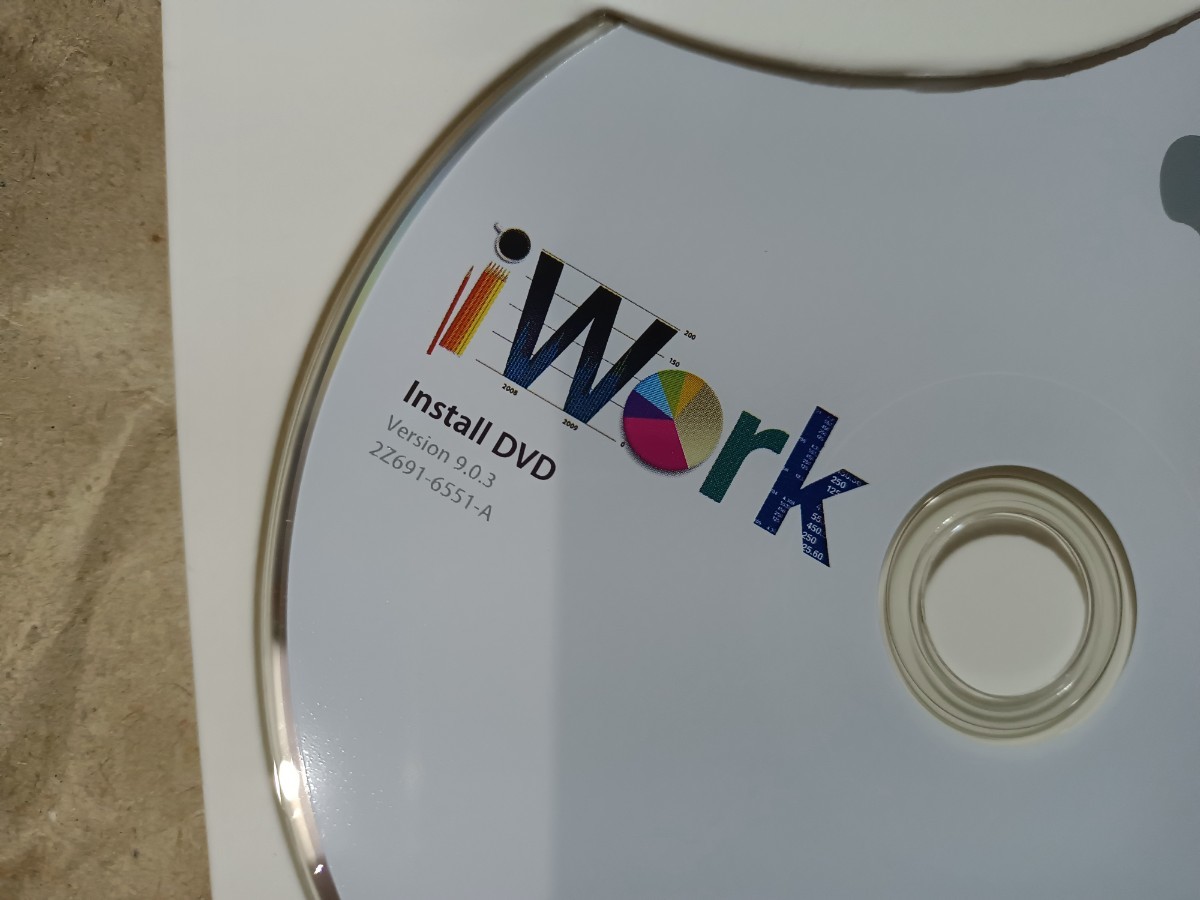 Mac OS X インストールディスク 2枚セット 10.5.4 とおまけiWork09_画像3