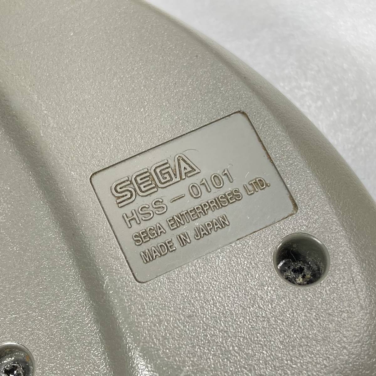 SEGA セガサターン コントローラー HSS-0101 グレー【動作未確認】の画像3