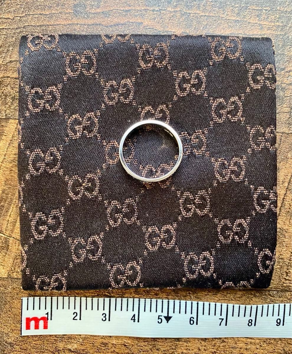 【ただいま値引き中】GUCCI 750WG アイコンリング 指輪 19号 インターロッキングG リング ユニセックス グッチ