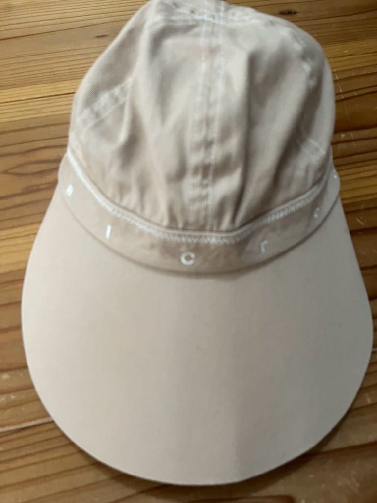 HealCreak つばひろキャップ 肌色 ベージュ ヒールクリーク ゴルフキャップ 日除け対策 CAP 帽子 ゴルフウェア GOLF 40サイズ_画像1