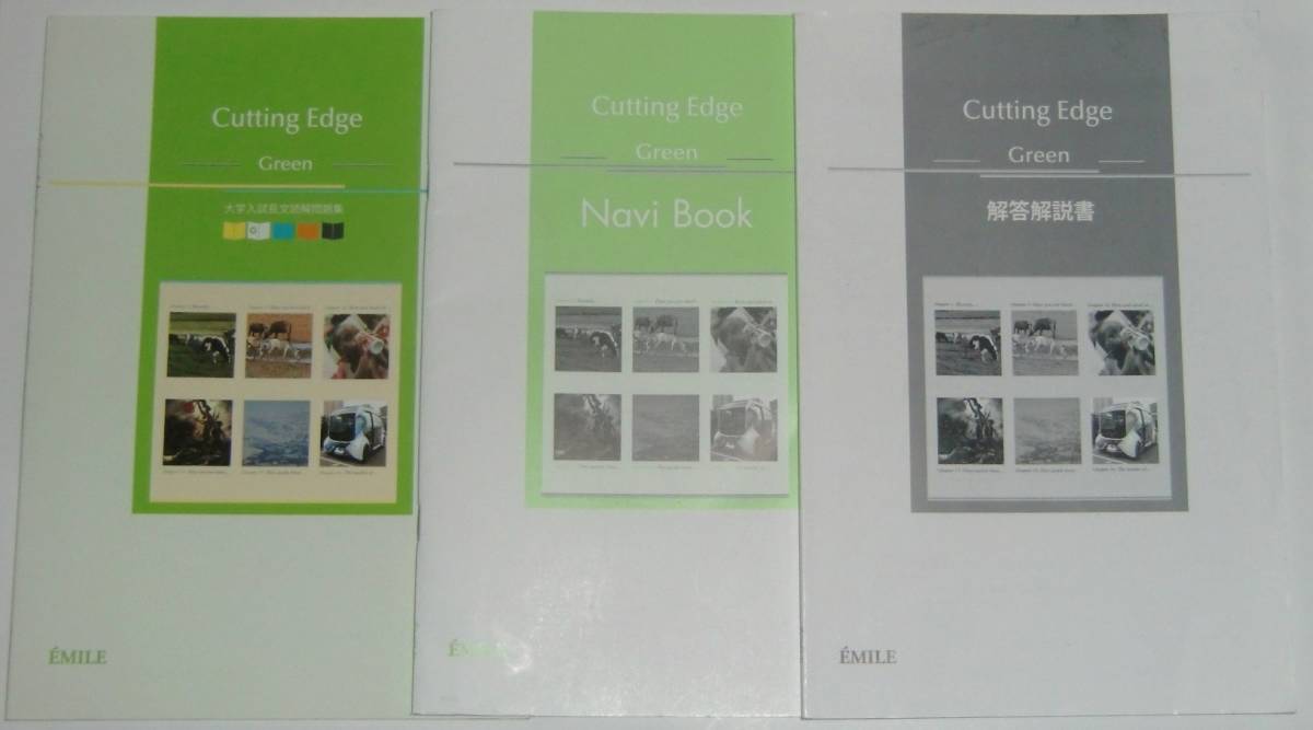Cutting Edge 2023年版 Green 別冊解答、Navi Book付き エミル出版 送料込み（emile カッティングエッジ、グリーン）の画像1