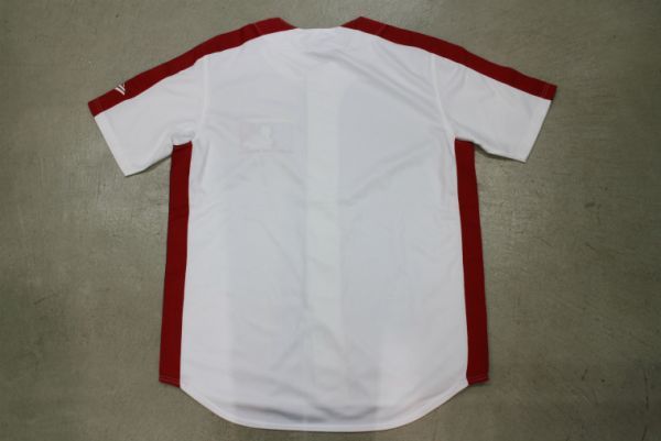 【古着GAME TOPSレアMLBオフィシャルロゴユニフォームTシャツ白L】メジャーリーグ野球ロゴ大きめサイズ_画像9