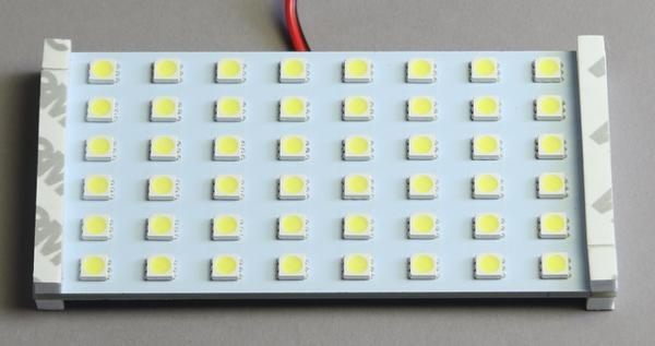 トラック PABCO LED 荷室　カーゴ灯 24V　BA9S　5050SMD48連 白_画像1