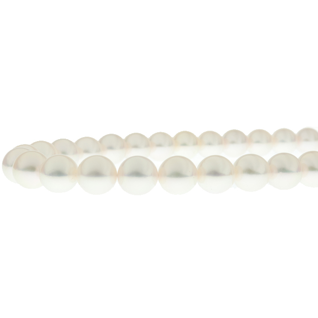 Mikimoto MIKIMOTO pearl long necklace K18 white gold × pearl approximately 8.3-8.9mm 8995