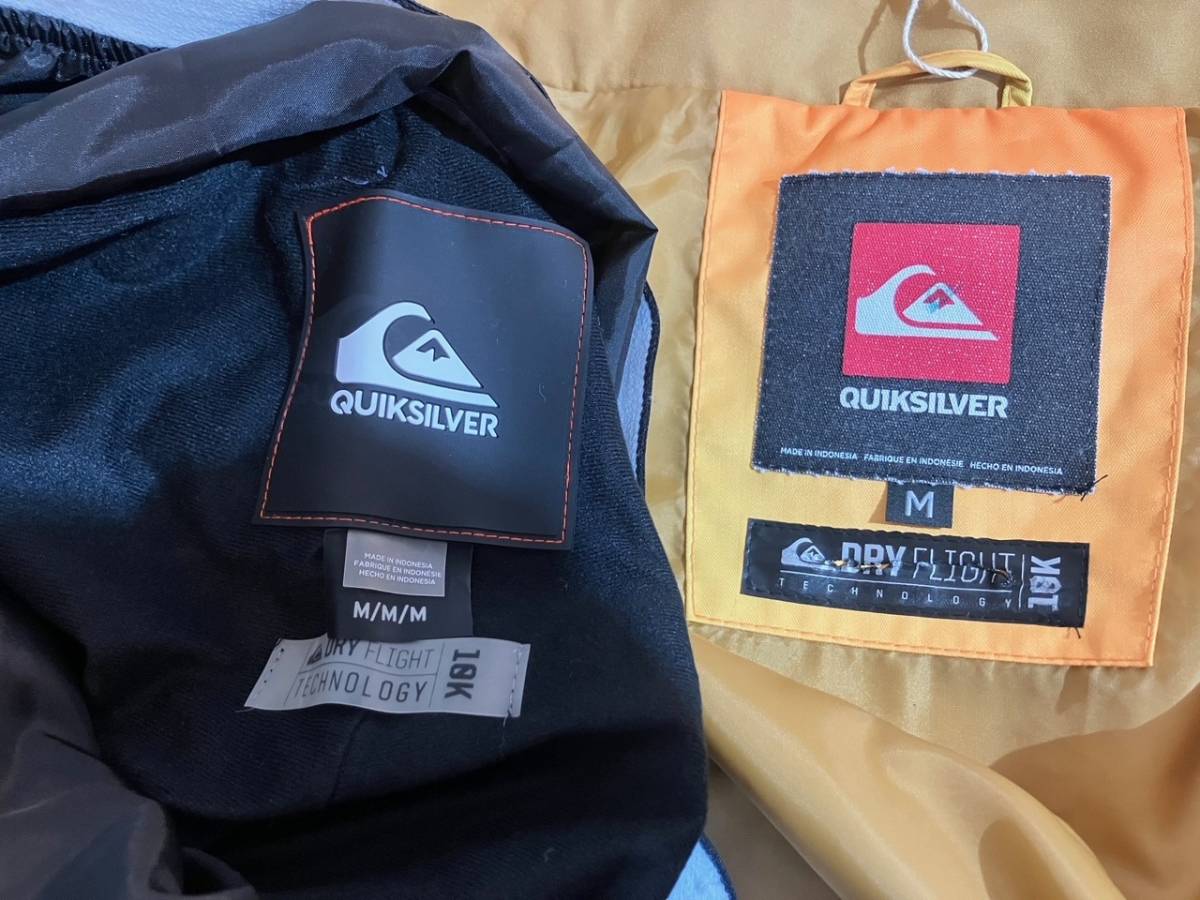 送料込 新品 USED Quiksilver クイックシルバー Mサイズ 上下セット オマケ付き 送料無料_画像8