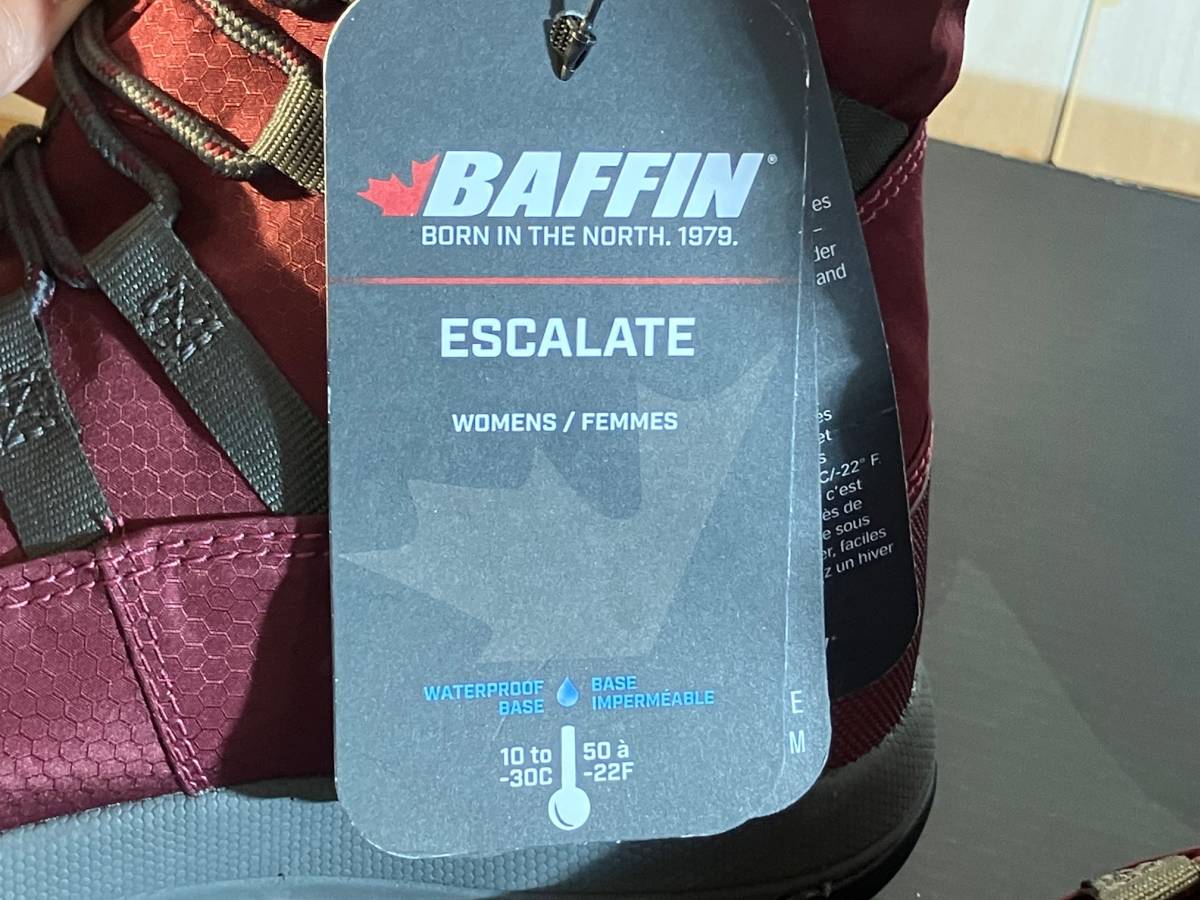 送料込 新品 BAFFIN バフィン EASE-W003 23.5cm ESCALATE エスカレート レディース スノーブーツ アウトドア 送料無料_画像8