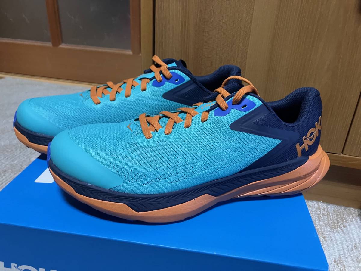 送料込 新品 HOKA ONE ONE ホカ オネオネ 25.5cm US7.5 M ZINAL ジナール 1119399 トレイルランニングシューズ 送料無料_画像1