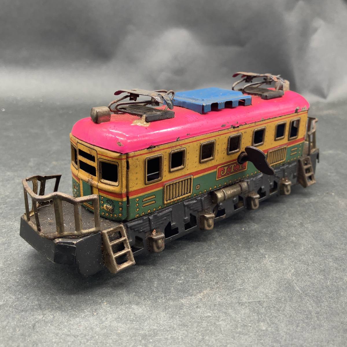 cc324 ELECTRIC LOCOMOTIVE EF581 ブリキ レトロ玩具 おもちゃ 鉄道 機関車 箱入り 日本製 鉄道模型 当時物 時代物 現状品_画像7