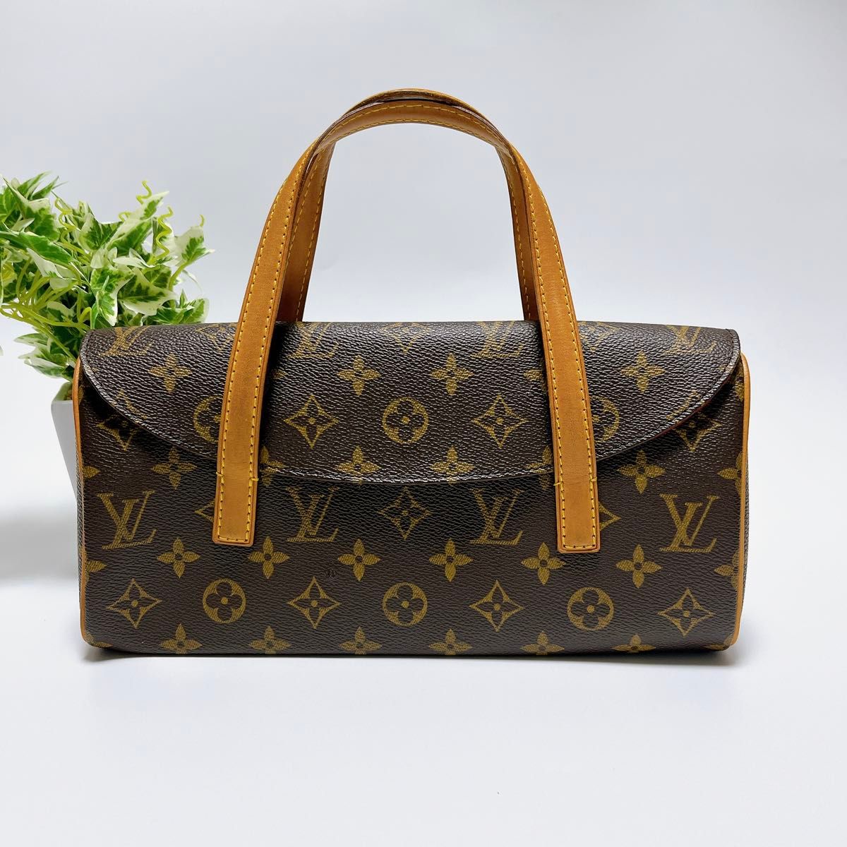 【 ルイヴィトン 】 モノグラム ソナチネ ハンドバッグ M51902 レディース ブラウン 正規品 LOUIS VUITTON