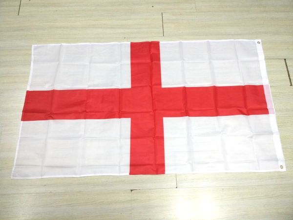 イングランド セントジョージクロス 大型フラッグ 国旗 旗 150x90cm 4号サイズ_画像2