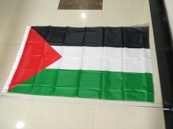 パレスチナ国旗 大型フラッグ 4号 150cmX90cm 未使用の画像4