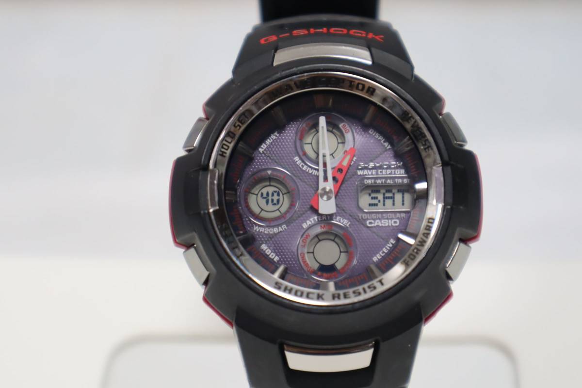CB8544 Y CASIO カシオ G-SHOCK ジーショック THE G SHOCK RESIST GW-1100J デジアナ メンズ腕時計 / ベルト切れ