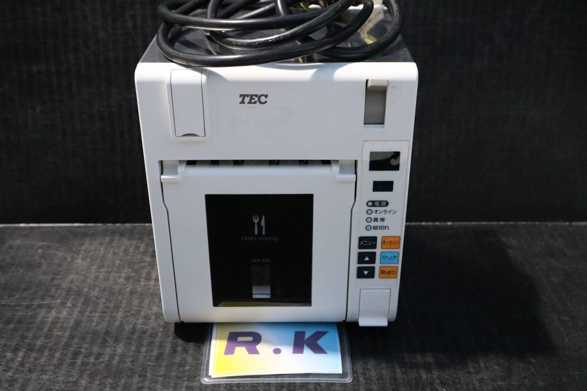 E6590(RK) Y L【動作確認済】東芝テック リモートプリンタ KCP-300 の画像1