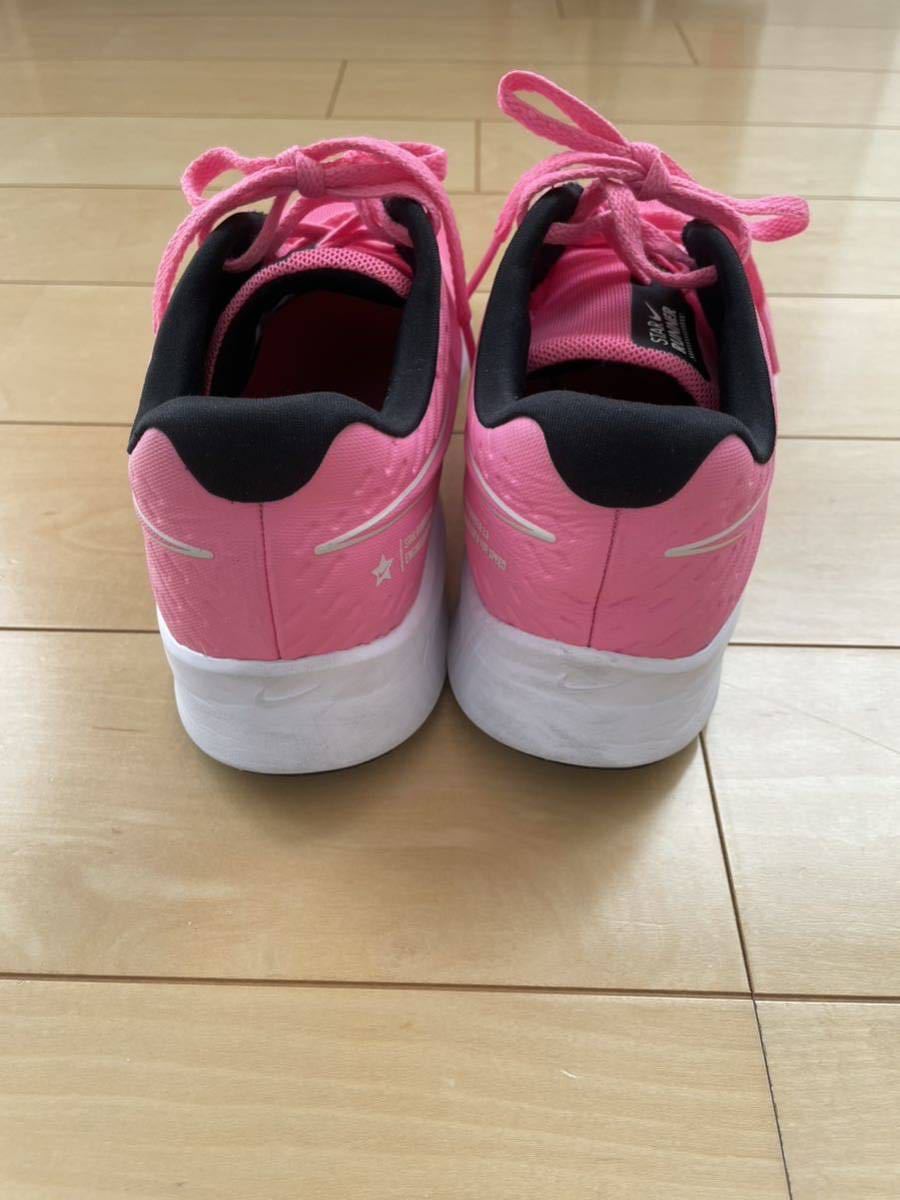 【中古】NIKE STAR RUNNER 24cm　ナイキ スニーカー スターランナー　ランニングシューズ　ジョギング　ジム　ピンク_画像4