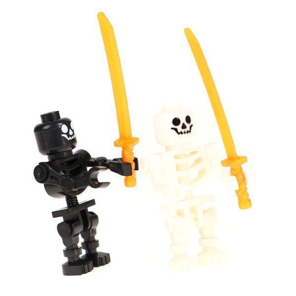 12体 ガイコツ B 骸骨 ミニフィグ レゴ LEGO 互換 スケルトン b0_画像4