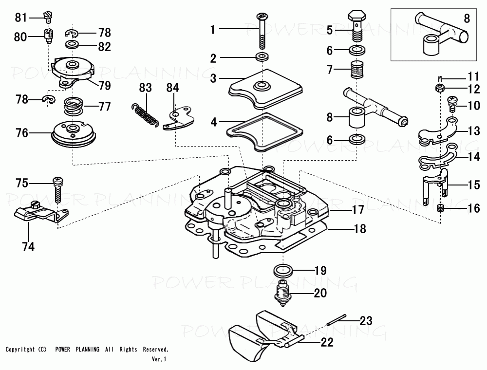 (No,8) N115,028　フューエルパイプ　Ｔ　SOLEX★ソレックス　フューエル ユニオン_画像3