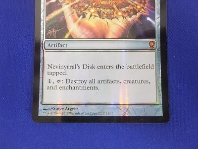 トレカ マジック:ザ・ギャザリング MTG EN ネビニラルの円盤 Nevinyrral’s Disk FOIL_画像4