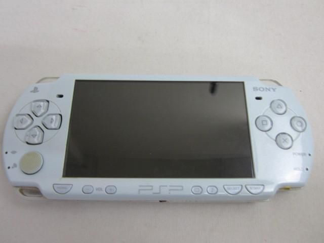 【同梱可】中古品 ゲーム PSP 本体 PSP2000 SONY 水色 本体のみ バッテリー無し 初期化済み_画像1