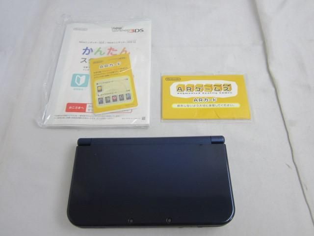 【同梱可】中古品 ゲーム ニンテンドー3DS LL 本体 new RED-001 メタリックブルー 動作品 箱あり 充電ケーブル カバ_画像3