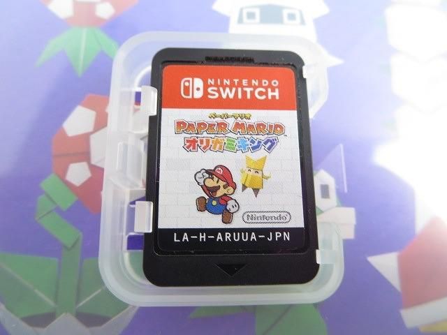 【同梱可】中古品 ゲーム Nintendo switch ニンテンドースイッチ ソフト ペーパーマリオ オリガミキング リングフィ_画像3